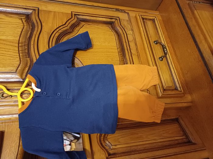 ensemble pantalon-polo ML pour garçons Taille 6 mois - photo numéro 2