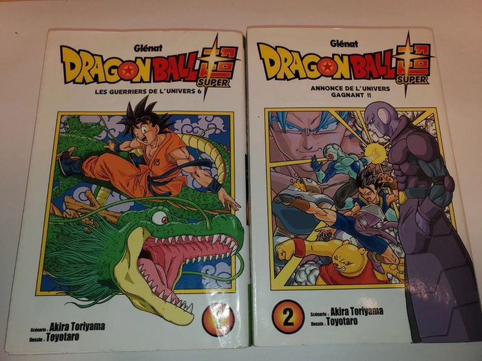 Mangas Dragon Ball super tome 1 et 2.