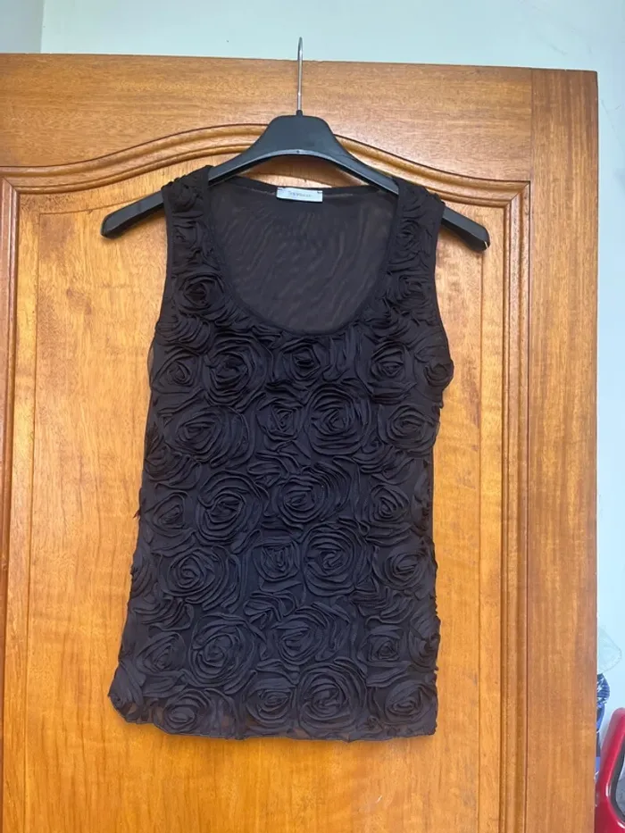 Débardeur noir, Tex Woman taille XS