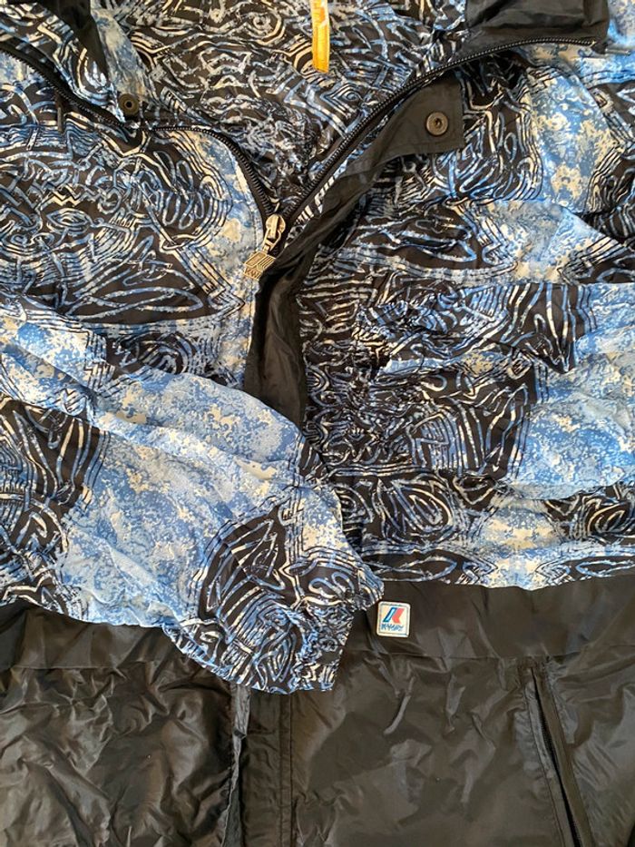 Kway vintage taille L banane mixte imperméable k-way - photo numéro 6