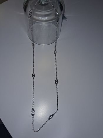Collier maille marine