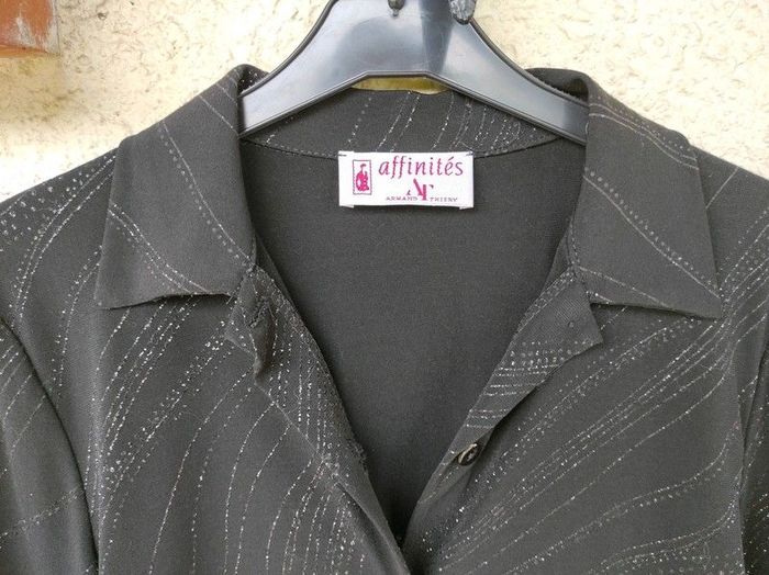 Chemisier noir pailleté
