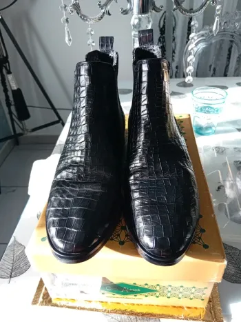 Bottine en cuir de la marque coco abricot