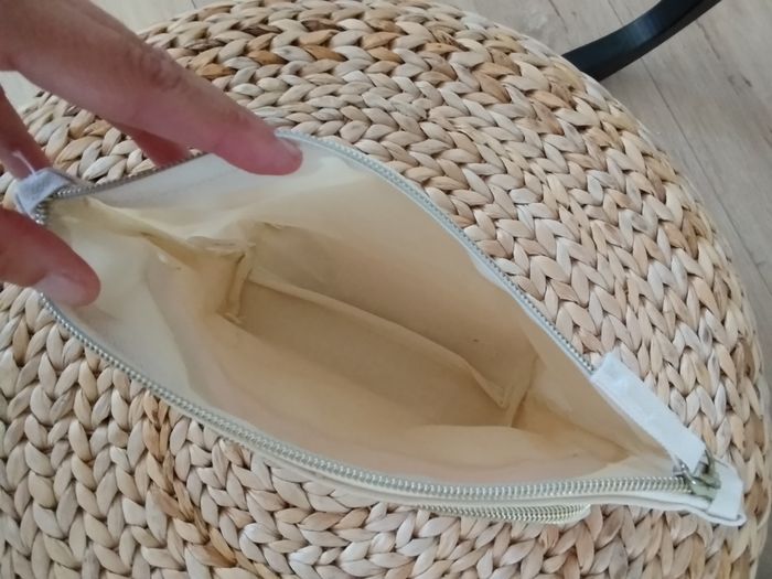 Pochette trousse écru rose - photo numéro 4