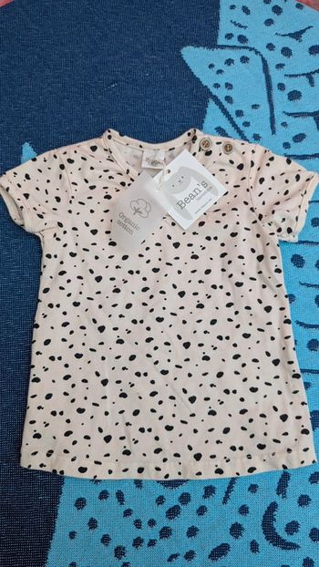 T-shirt Bean's coton bio 6 mois
