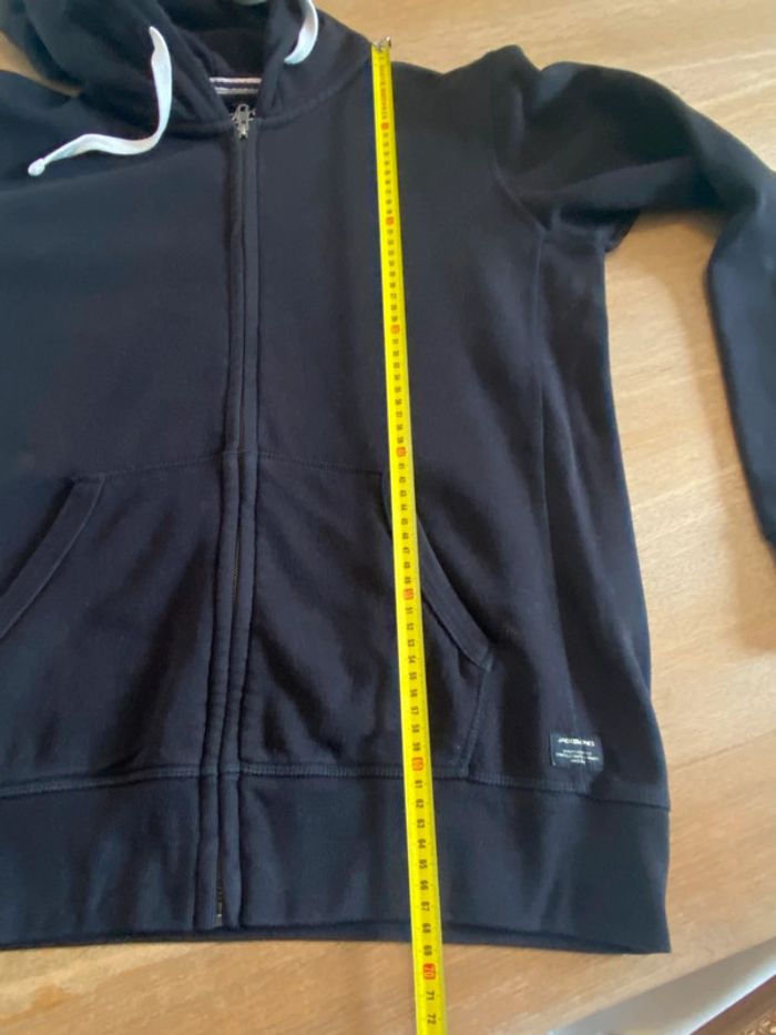 Sweat à capuche noir Jack & Jones taille S - photo numéro 7