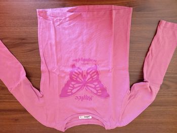 Tee-shirt fille papillon
