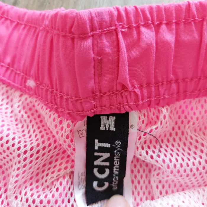 Short de bain homme Urban Menstyle CCNT taille M rose avec cordon - photo numéro 5