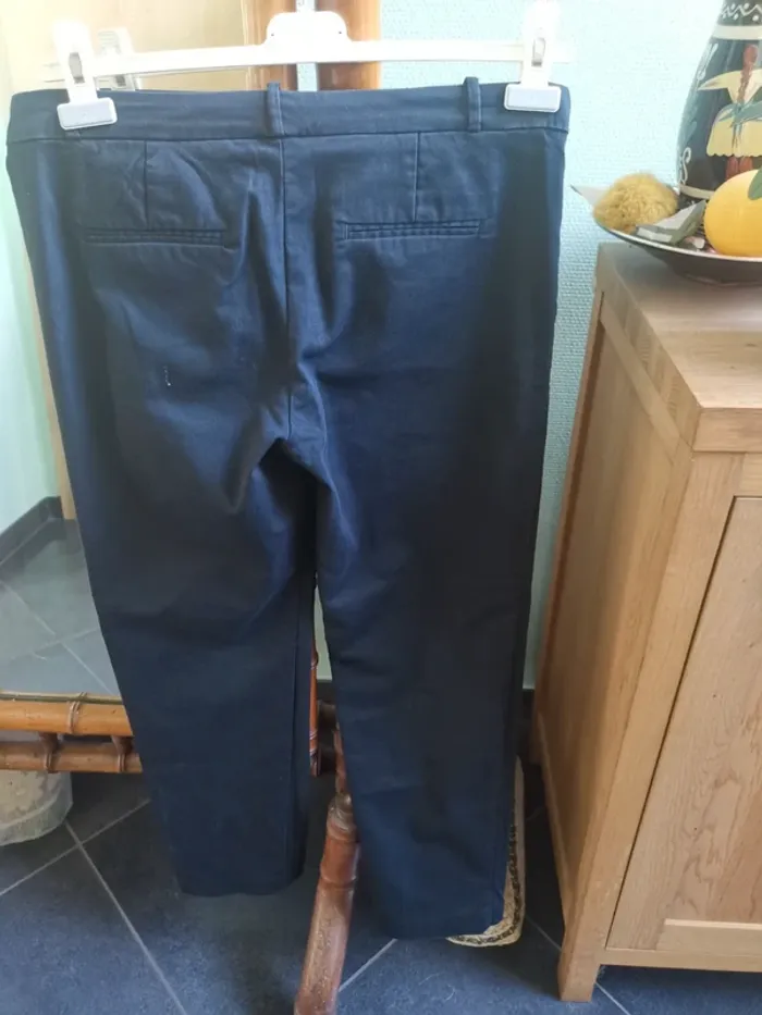 Pantalon noir taille S marque Saint Tropez. - photo numéro 2