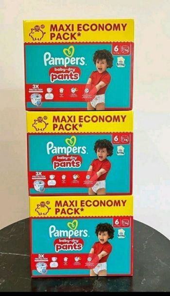 Lot de 3 pampers pants taille 6