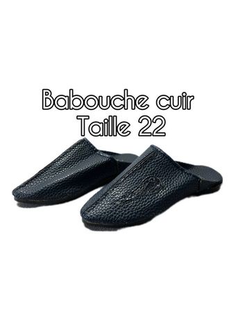 Babouche artisanale neuve taille 22