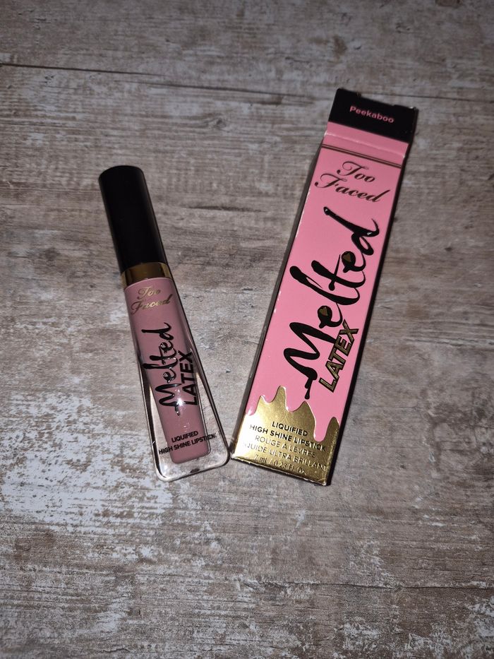 Melted latex too faced
