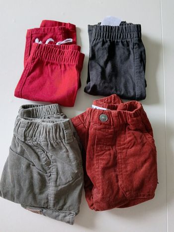 Lot pantalons bébé 6 mois