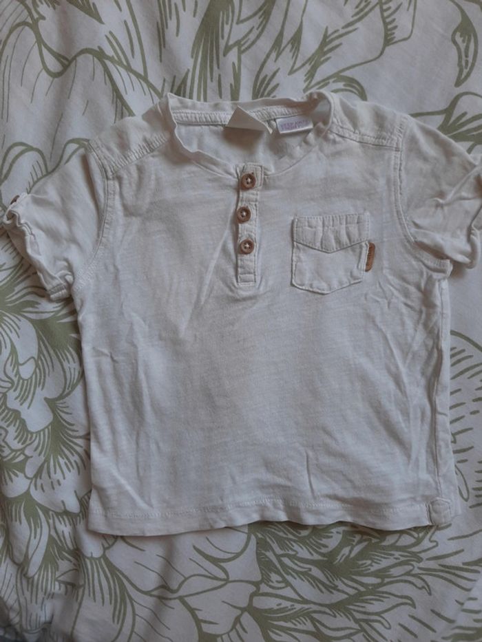 Tee-shirt manche courte 6/9mois