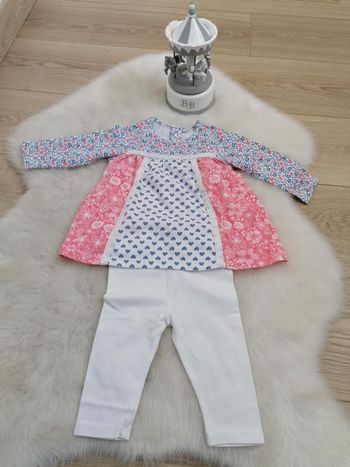 Ensemble liberty printemps-été fille 6 mois #espanolitinafille6mois