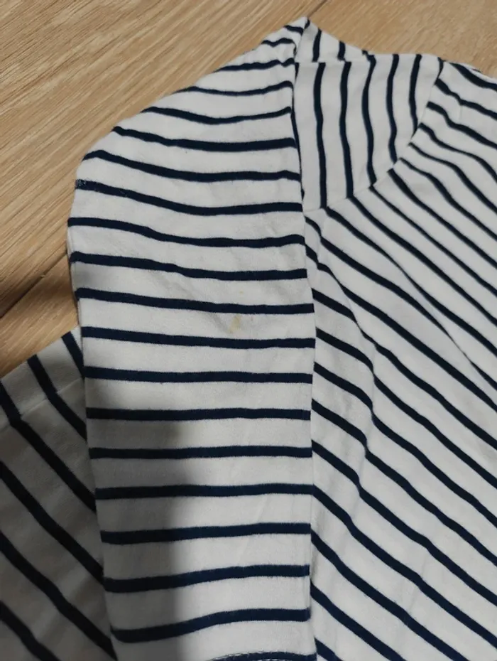 Joli tee shirt effet marinière Lupilu - photo numéro 4