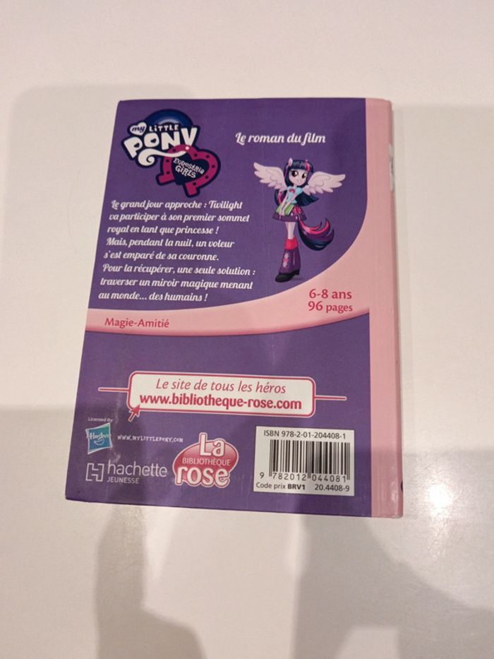 Livre my little pony Le roman du films equestrian girls - photo numéro 2