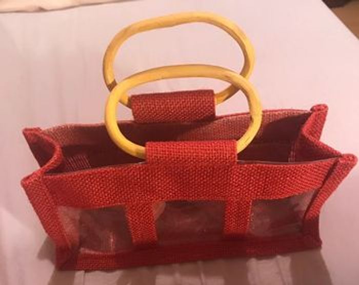 Panier toile de jute - photo numéro 2