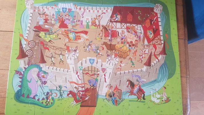 Grand puzzle Crocodile creek " les chevaliers" - photo numéro 3