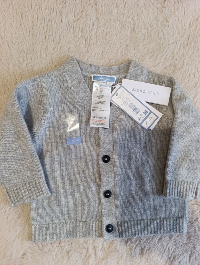 Gilet cachemire garçon