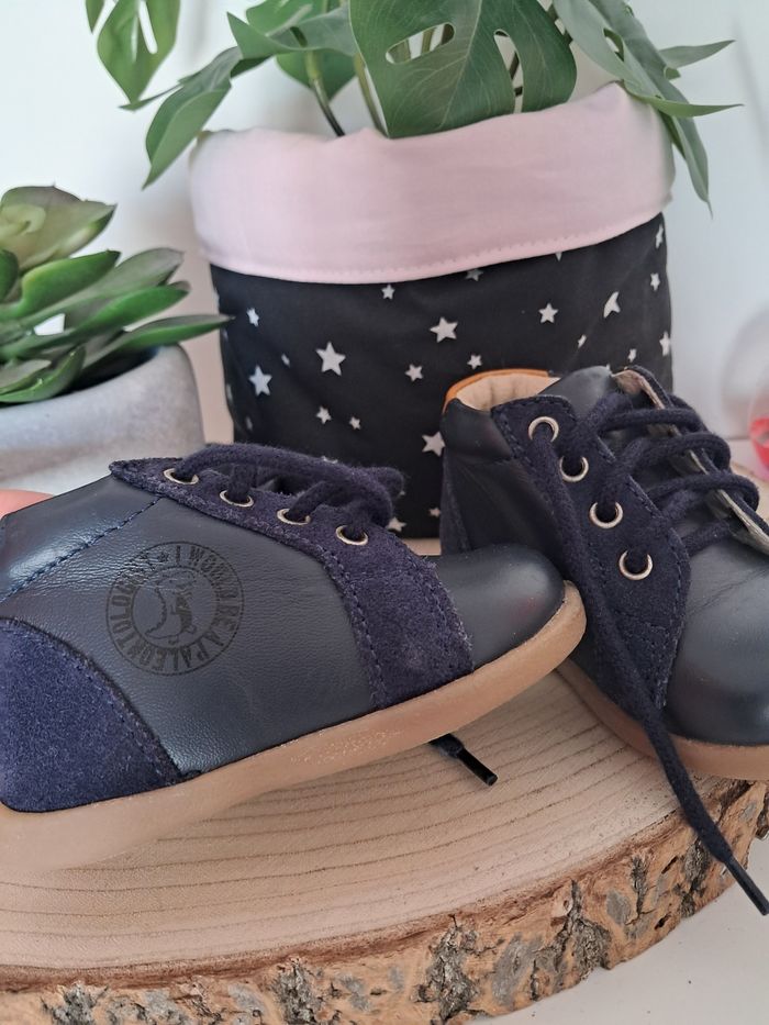 Chaussure cuire bleu - photo numéro 2