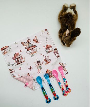 Serviette de cantine 30X30 fée