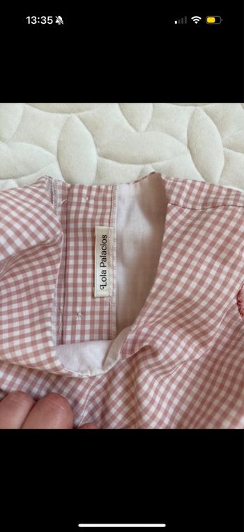 Robe Lola palacios 4 ans Vichy neuve 