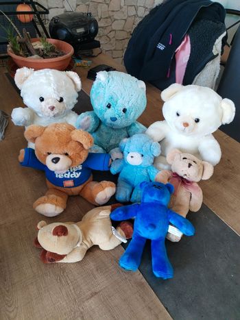Lot ours en peluche (c)