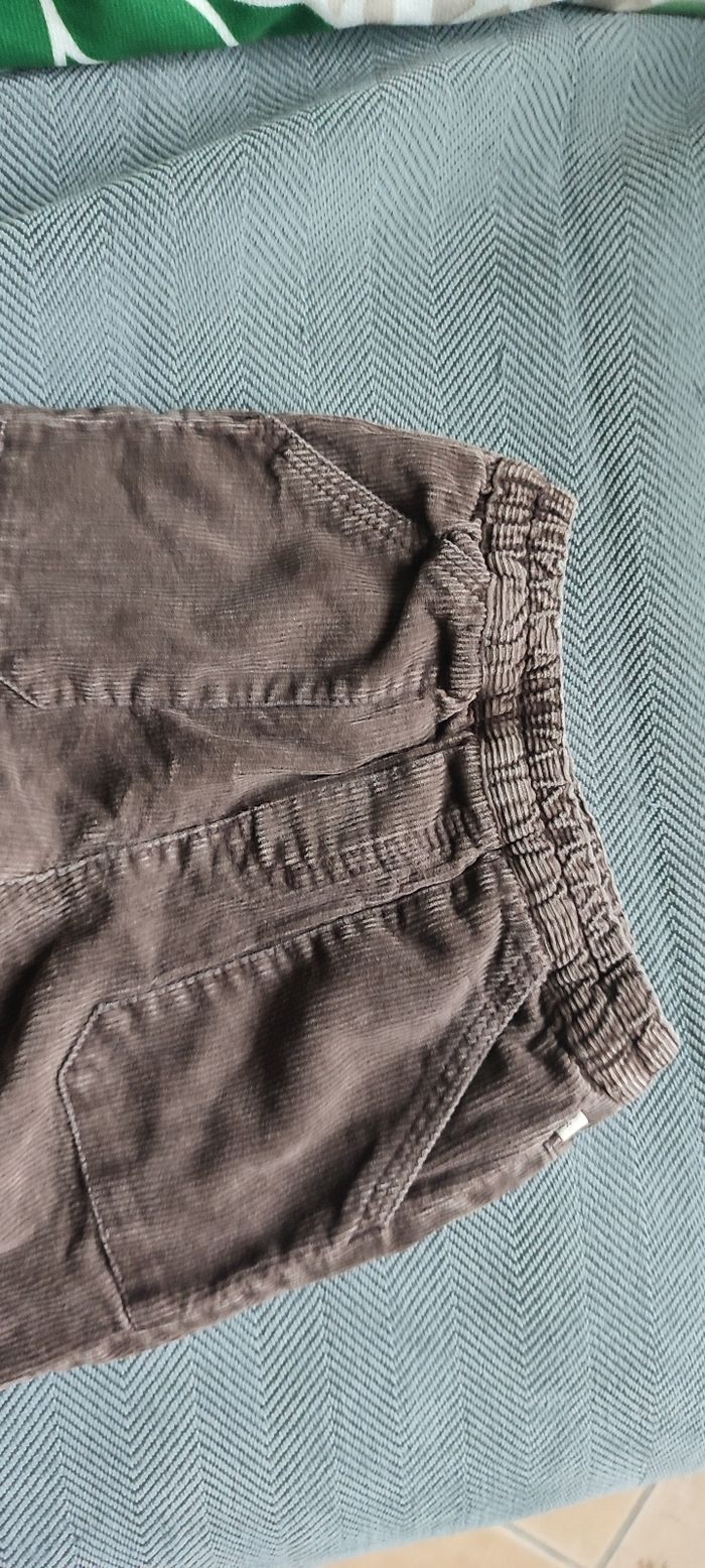 Pantalon velours marron obaibi 23 mois - photo numéro 6