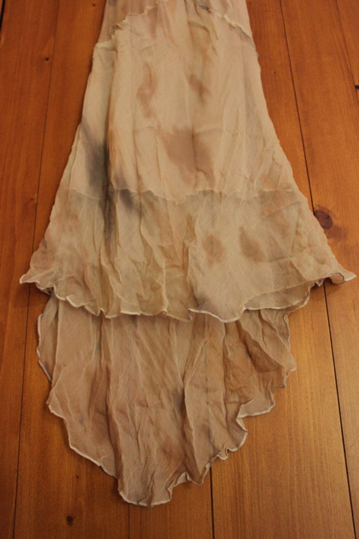 Robe asymétrique 100% soie T36-38 - photo numéro 3