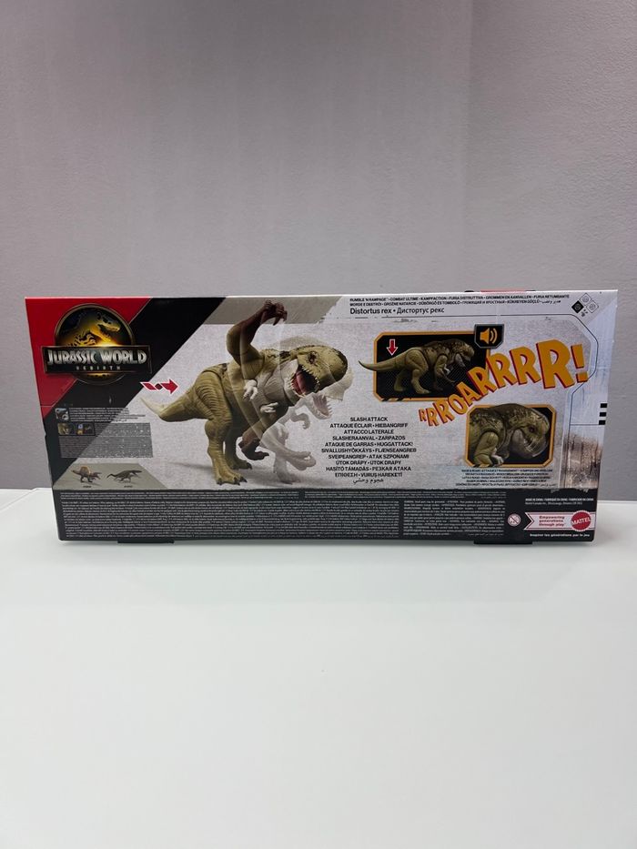 Jurassic World Rebirth Distortus rex Rumble n rampage Mattel - photo numéro 2