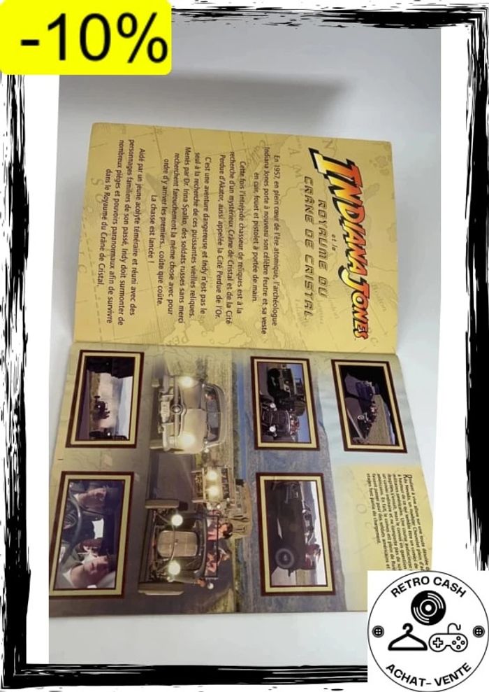 Album de vignettes indiana jones royaume merlin stickers - photo numéro 4