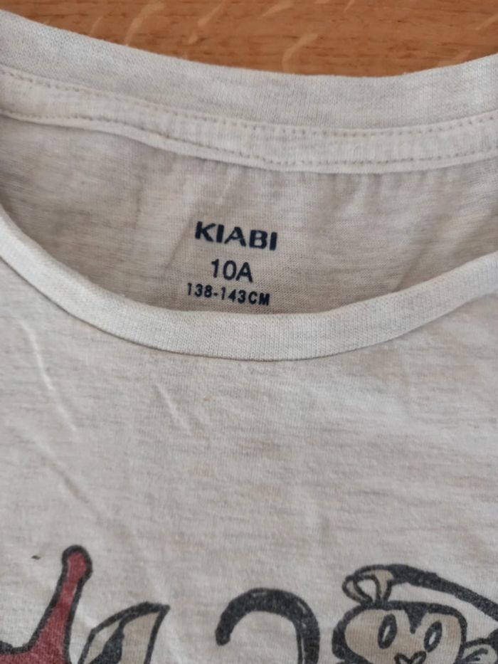 T-shirt gris clair - photo numéro 2