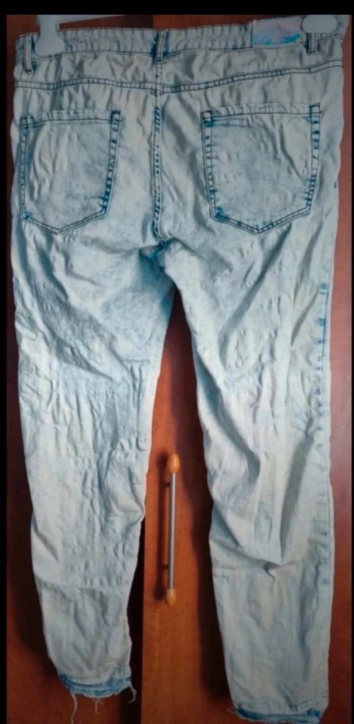Jeans effet délavé taille 46 super skinny fit - photo numéro 4