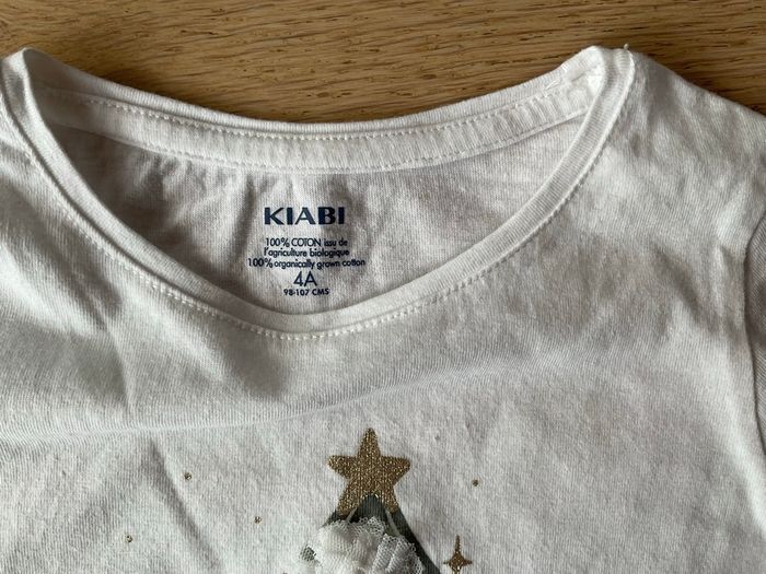T-shirt manches longues de Noël  Kiabi 4 ans - photo numéro 3