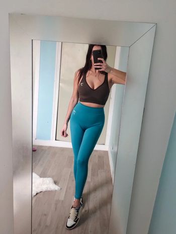 Gymshark legging turquoise taille S