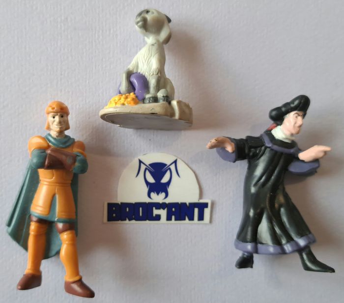 Lot de 3 figurines Disney Le Bossu de Notre Dame Nestlé
