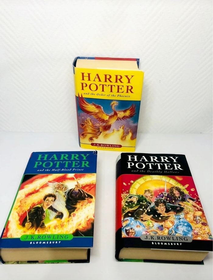 Harry Potter tome 5,6,7 en anglais first edition (première édition)