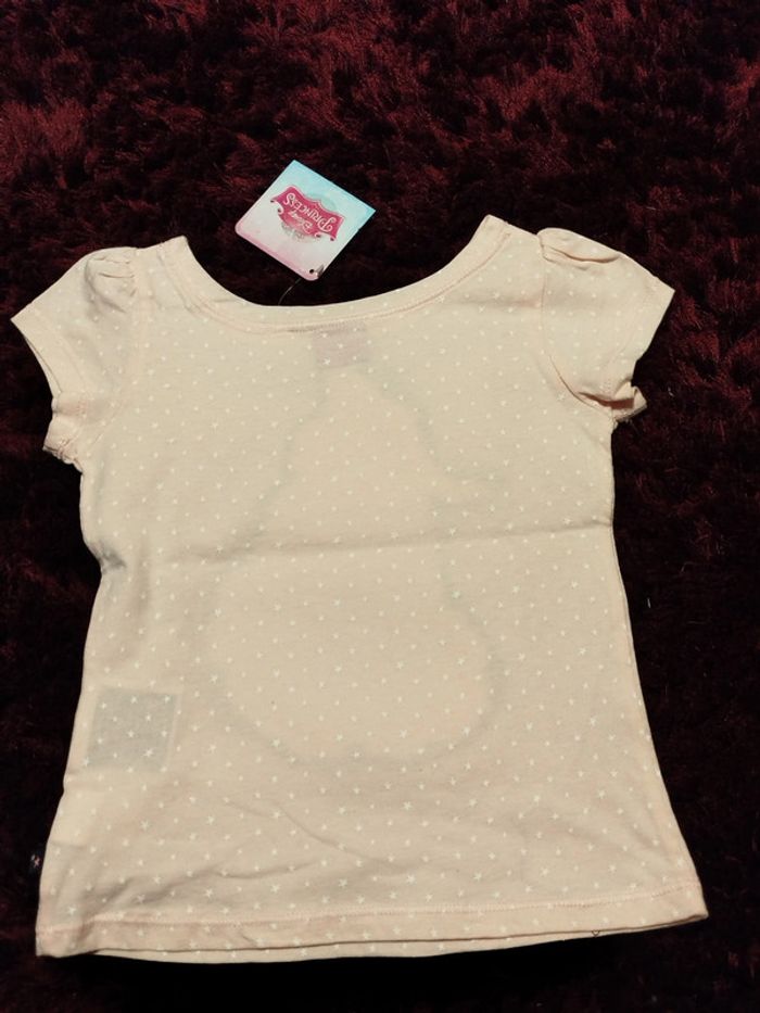 t-shirt rose 3-4 ans princesse Aurore disney - photo numéro 3