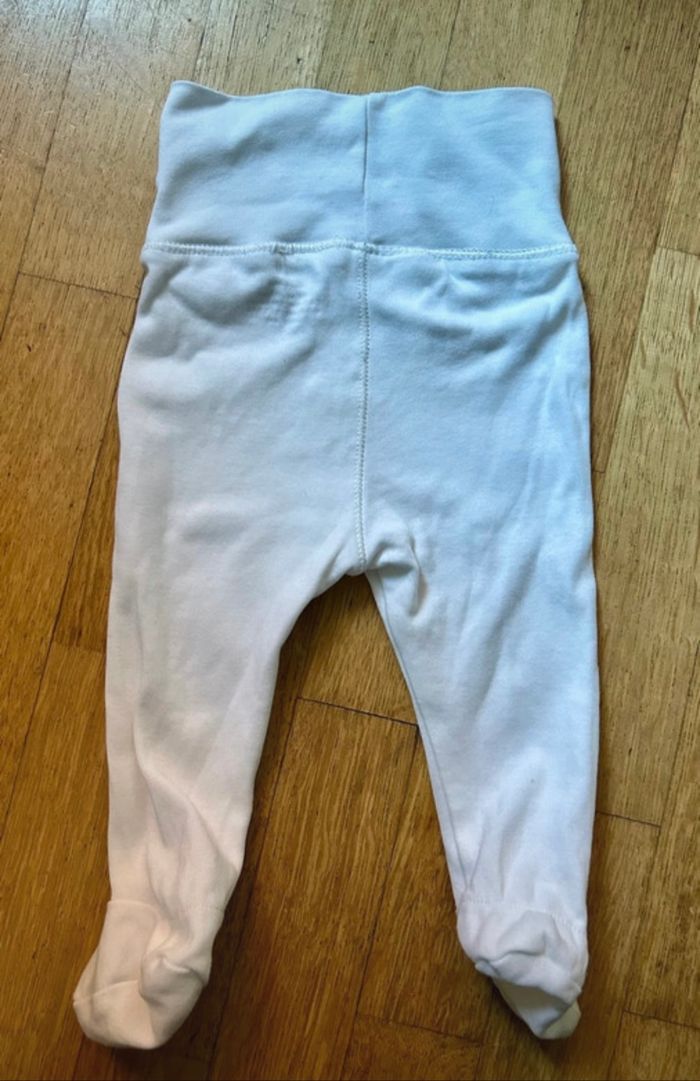 Lot de 2 Pantalons Bébé H&M - 3 Mois - Rose Pâle & Blanc 🌸 - photo numéro 5