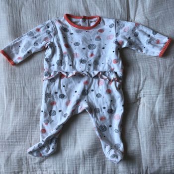 Pyjama en coton 1 mois