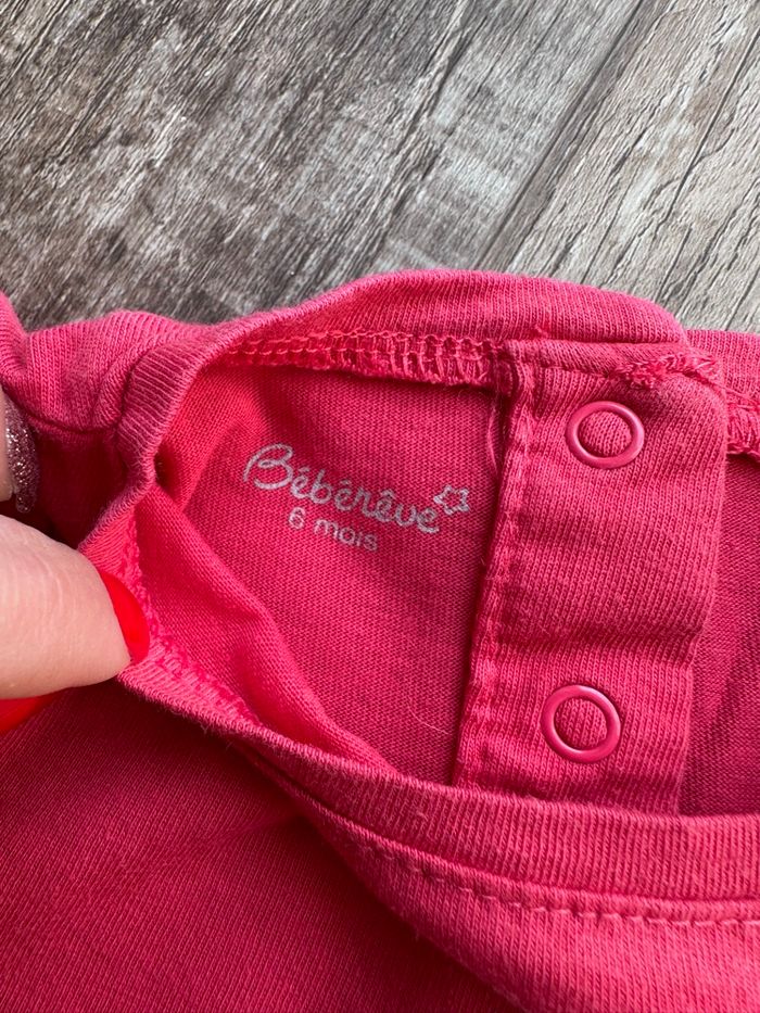 - Tee shirt Bebe rêve - 6 mois - Très bon état - photo numéro 2