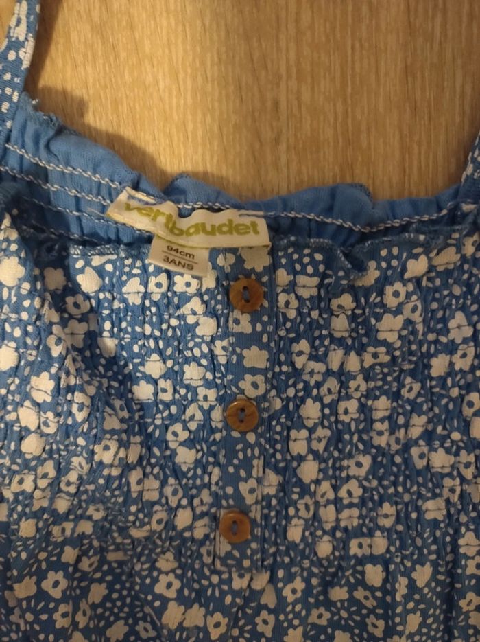Robe longue à smocks fille imprimée fleurs Vertbaudet - photo numéro 3