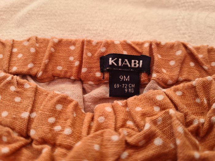 Pantalon. Kiabi. 9 mois / 69 / 72 cm. Pêche - photo numéro 3