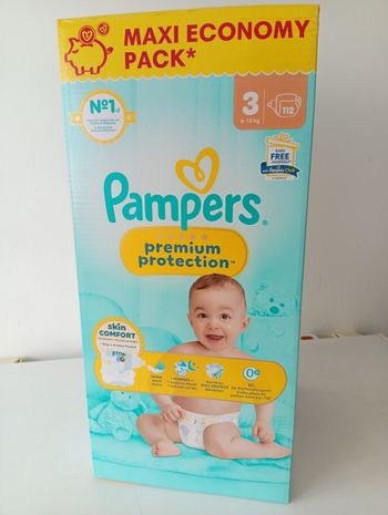 Couches pampers premium 3