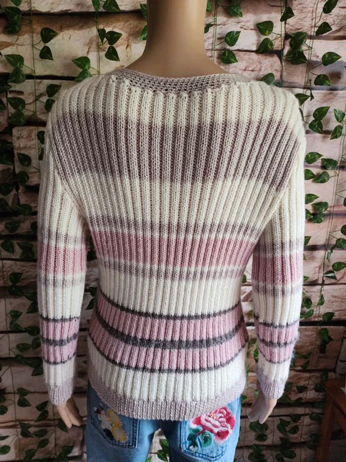 🌸Pull Laine Tons rose Taille Unique 🌸 - photo numéro 4