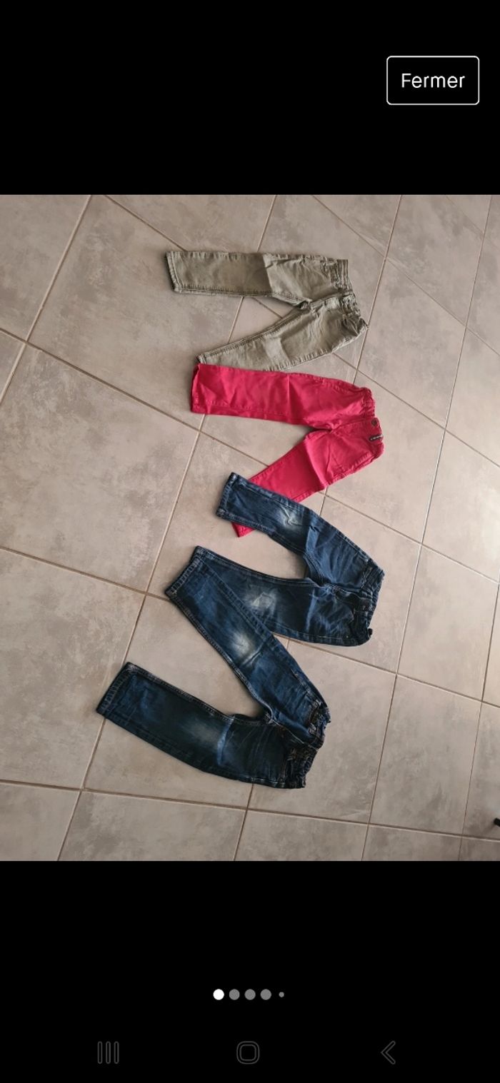 Lot pantalons 4/5 ans