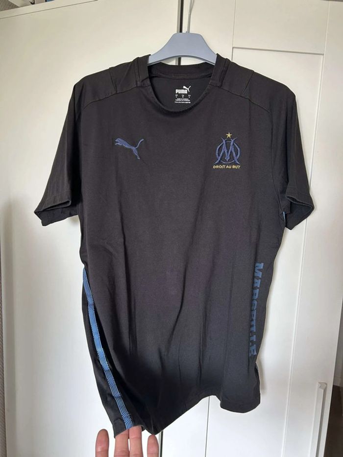 T-shirt à manches courtes foot Olympique de Marseille en coton - photo numéro 2
