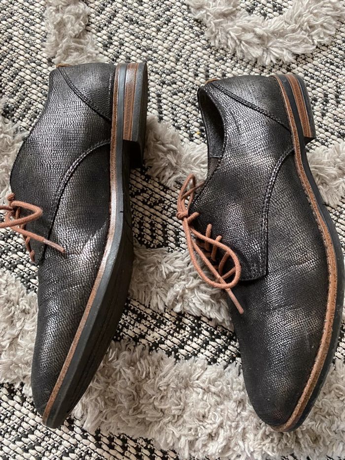 Chaussures noires Gemo Casual - photo numéro 2