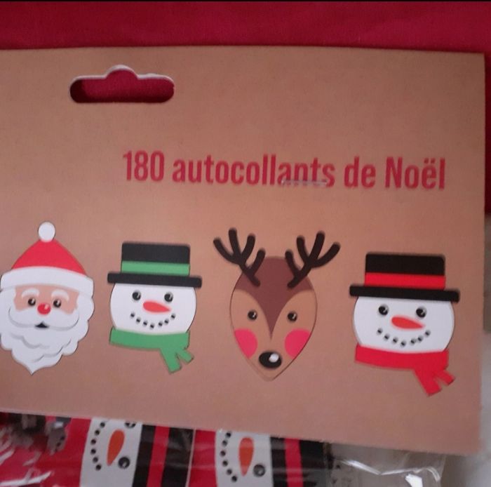 Noël: Lot autocollants [ 180 autocollants + 30 ] - photo numéro 8